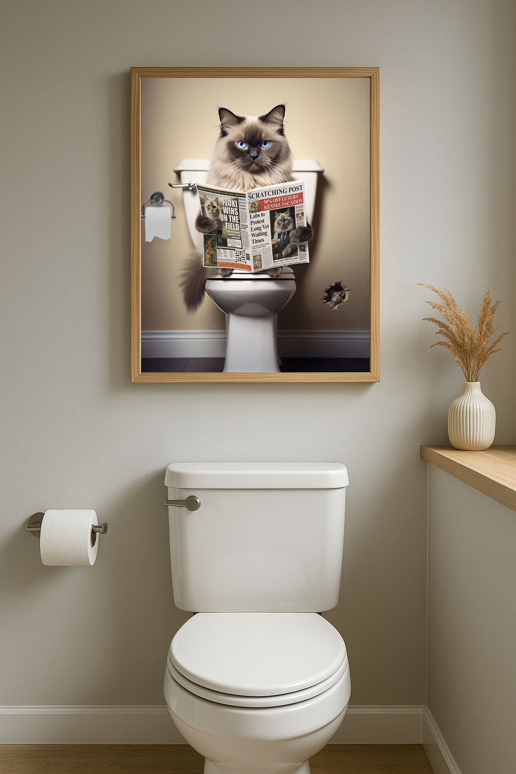 Toile - Pause Litière