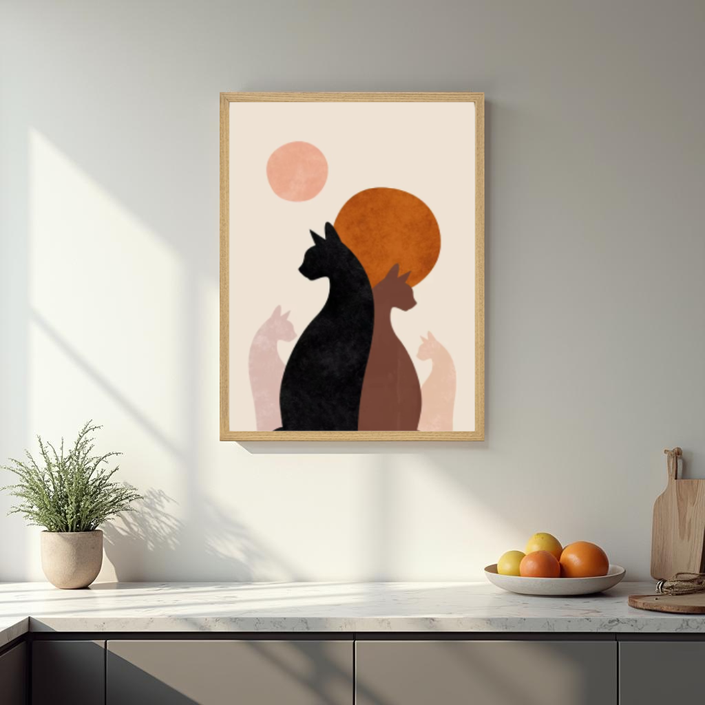 Toile - Silhouettes Jumelles