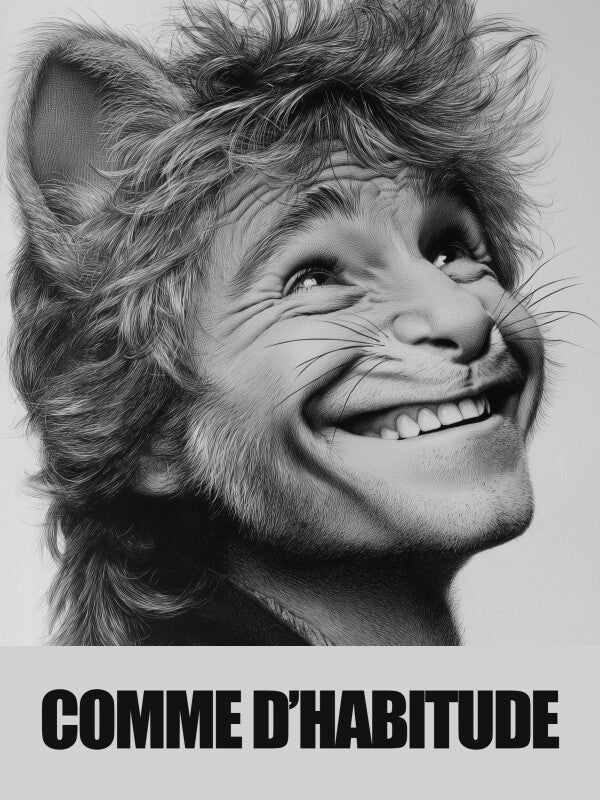 Claude François - Poster 80x60 cm