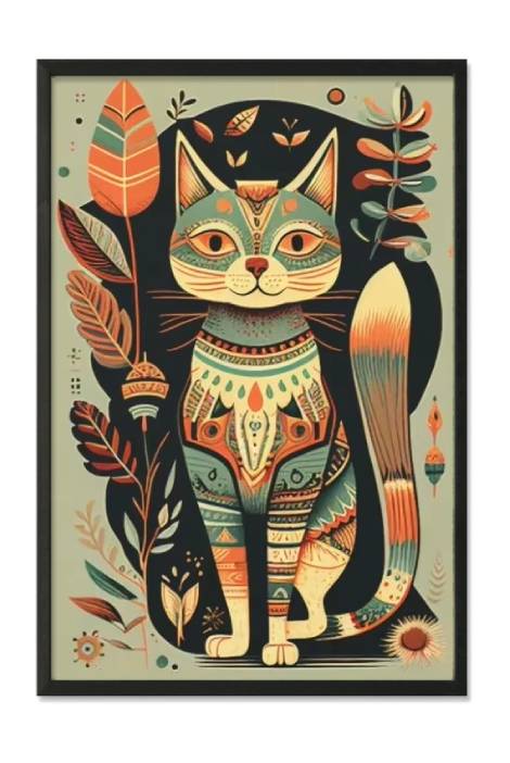 Toile - Le Chat Cubiste