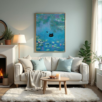 Toile - Rêverie en Bleu