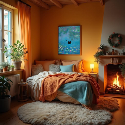 Toile - Rêverie en Bleu