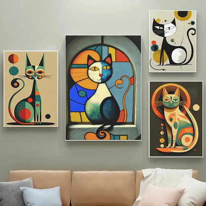 Toile - Le Chat Cubiste